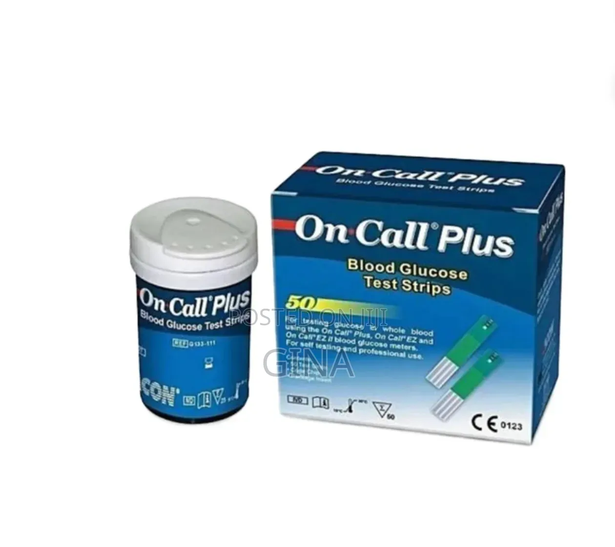 On Call Plus Glucose Test Strips – 50 Strips | Blood Sugar