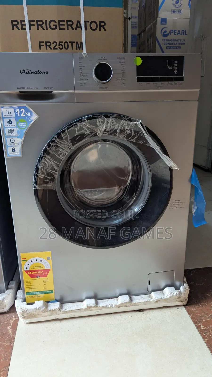 12kg Binatone Washing Machine (Fully Automatic)
