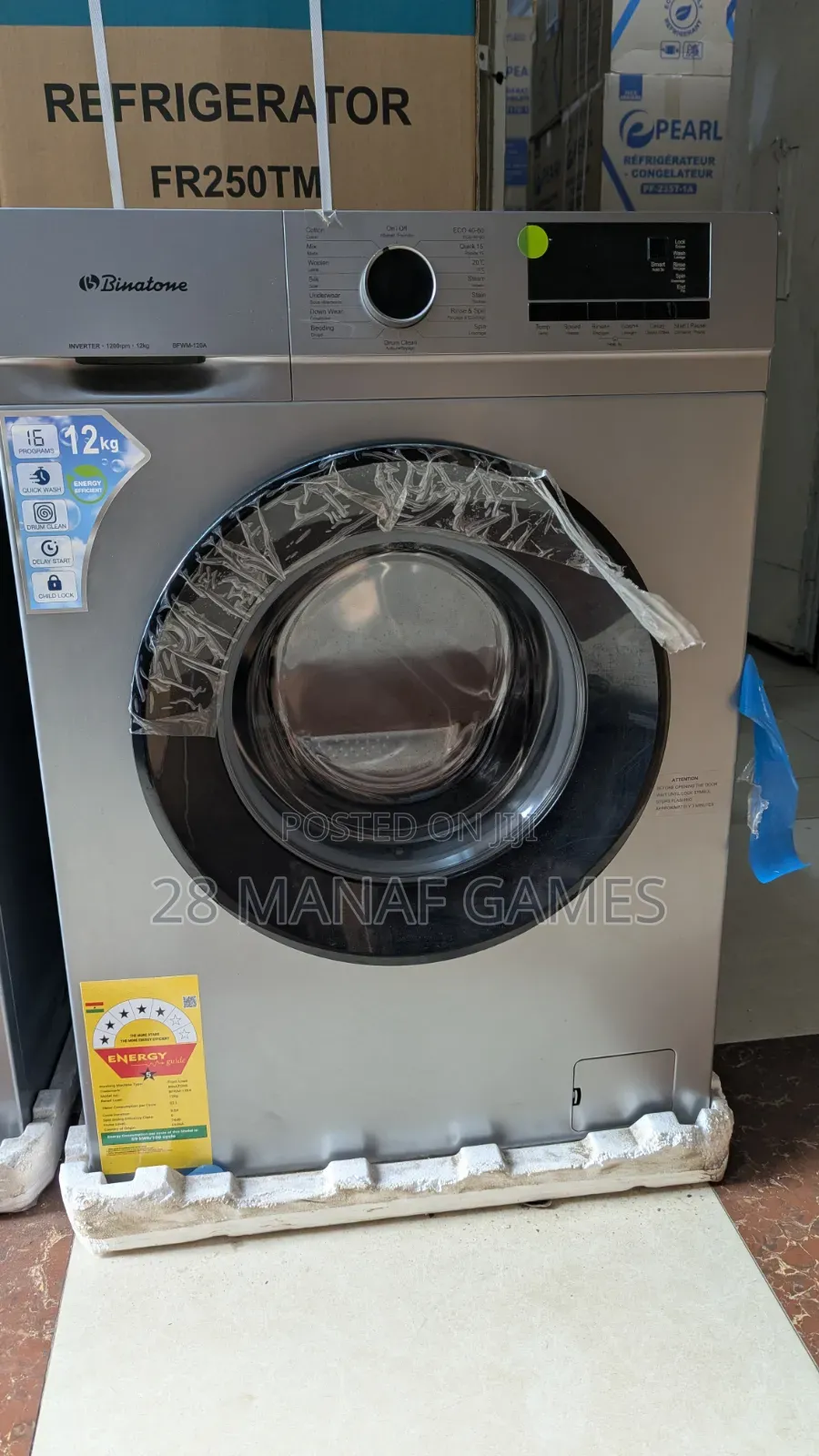12kg Binatone Washing Machine (Fully Automatic)