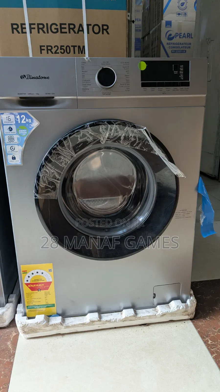 12kg Binatone Washing Machine (Fully Automatic)