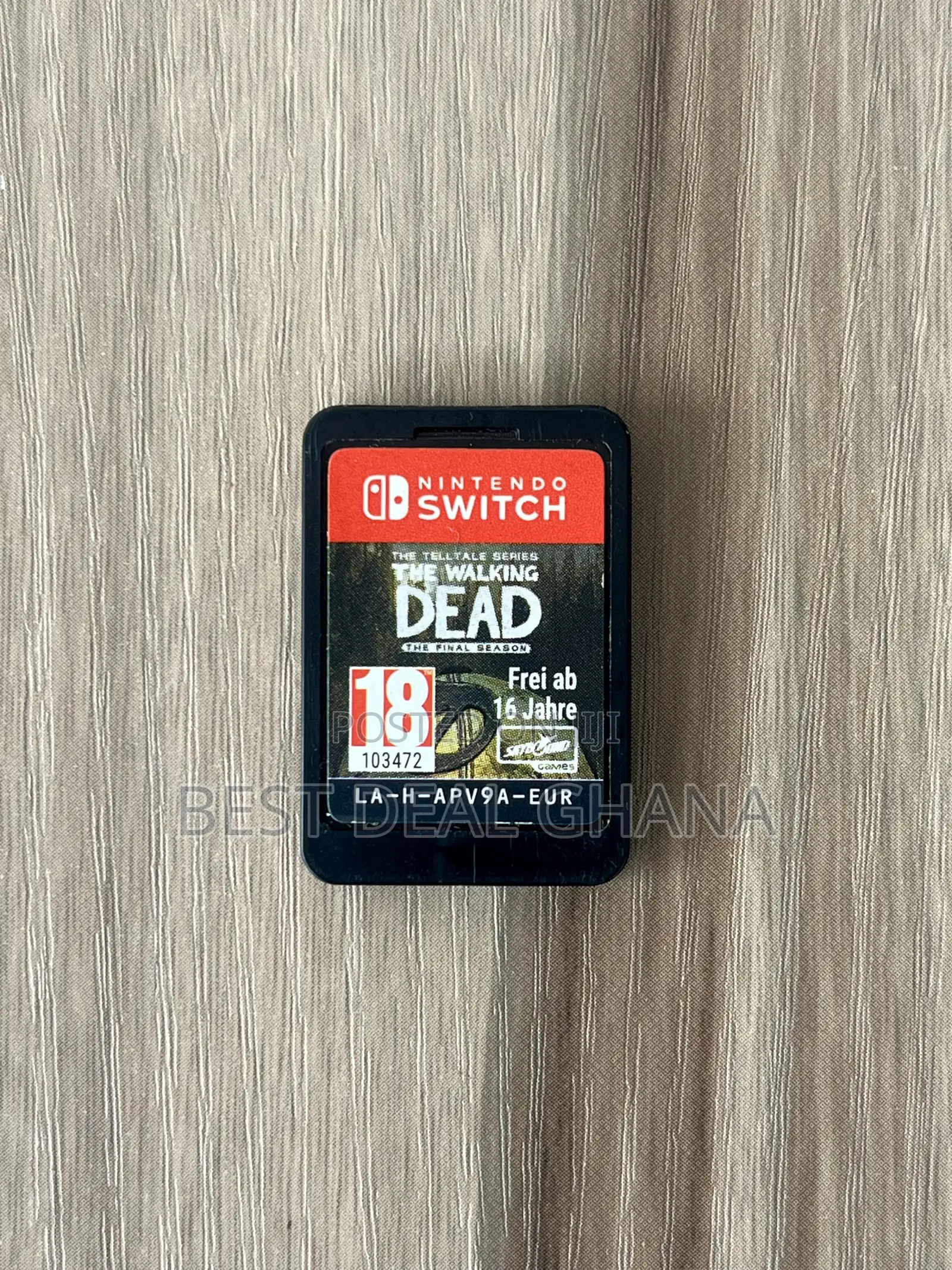 The Walking Dead Nintendo Switch Cartridge