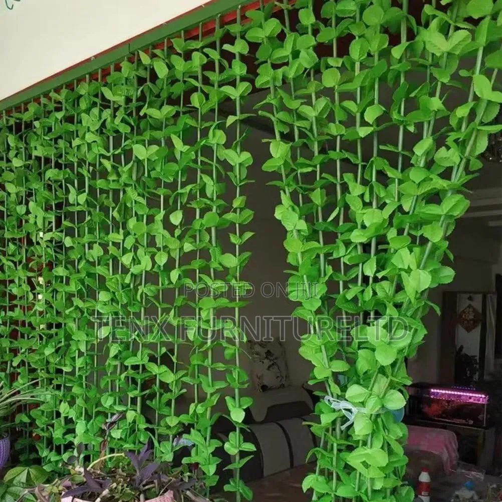 Green Leaf Door Beads Curtain (Artificial Grass)