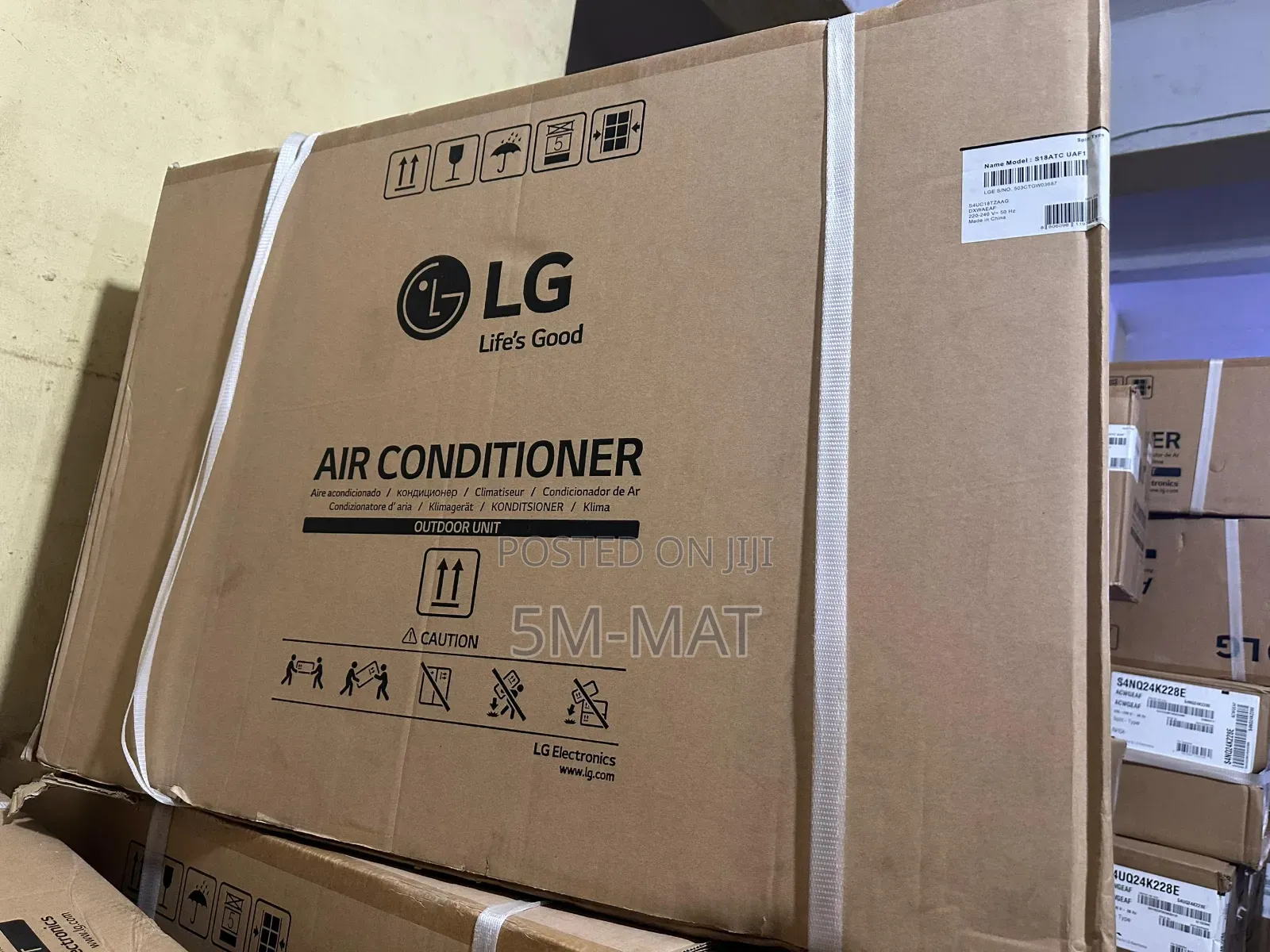 Fast Coolinf Turbo Mode LG S12ATC Split AC