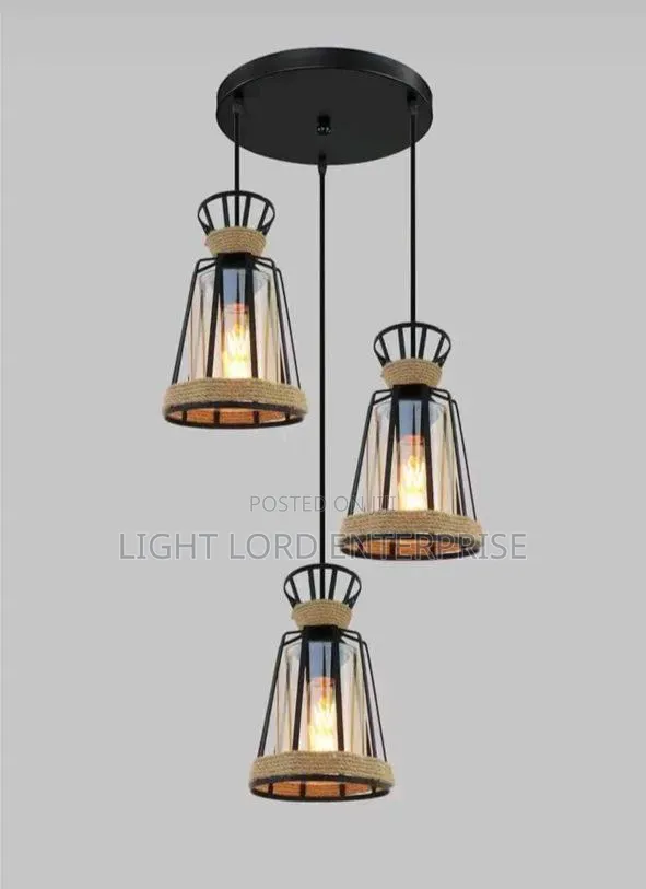 Founel Shape Pendant Light 3in1