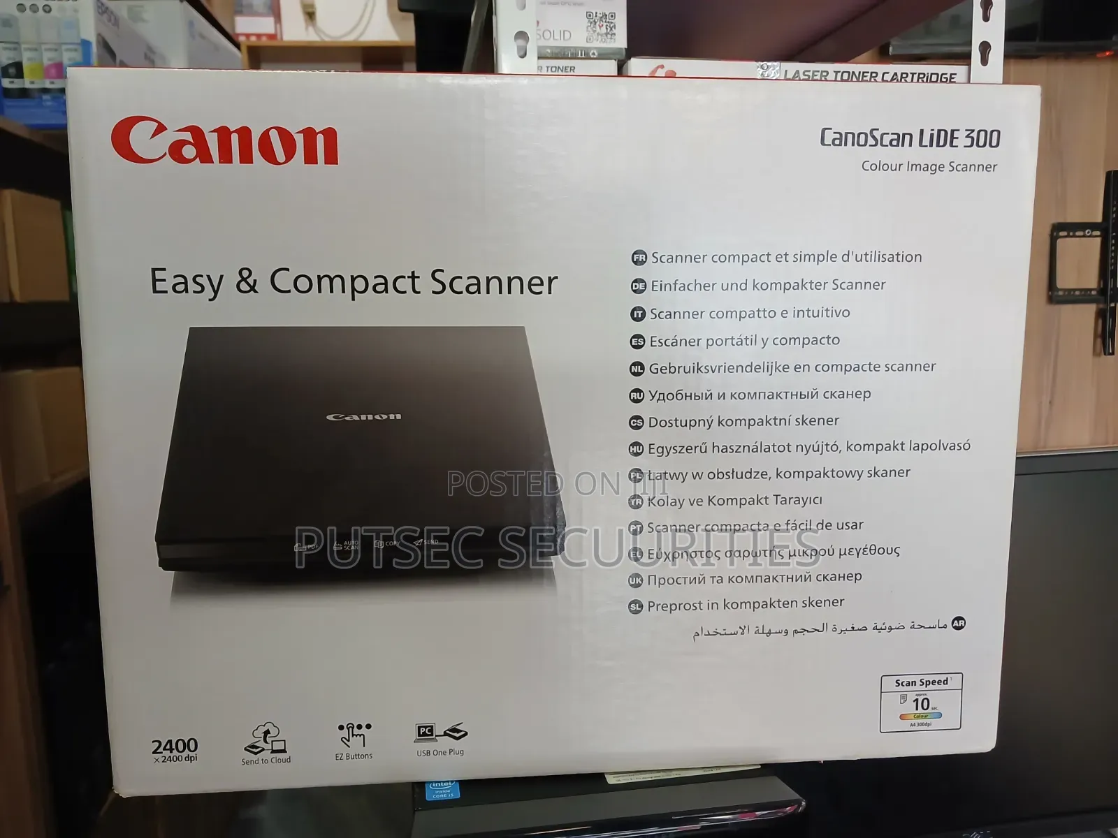 Canonscan Flatbed Scanner Lide300
