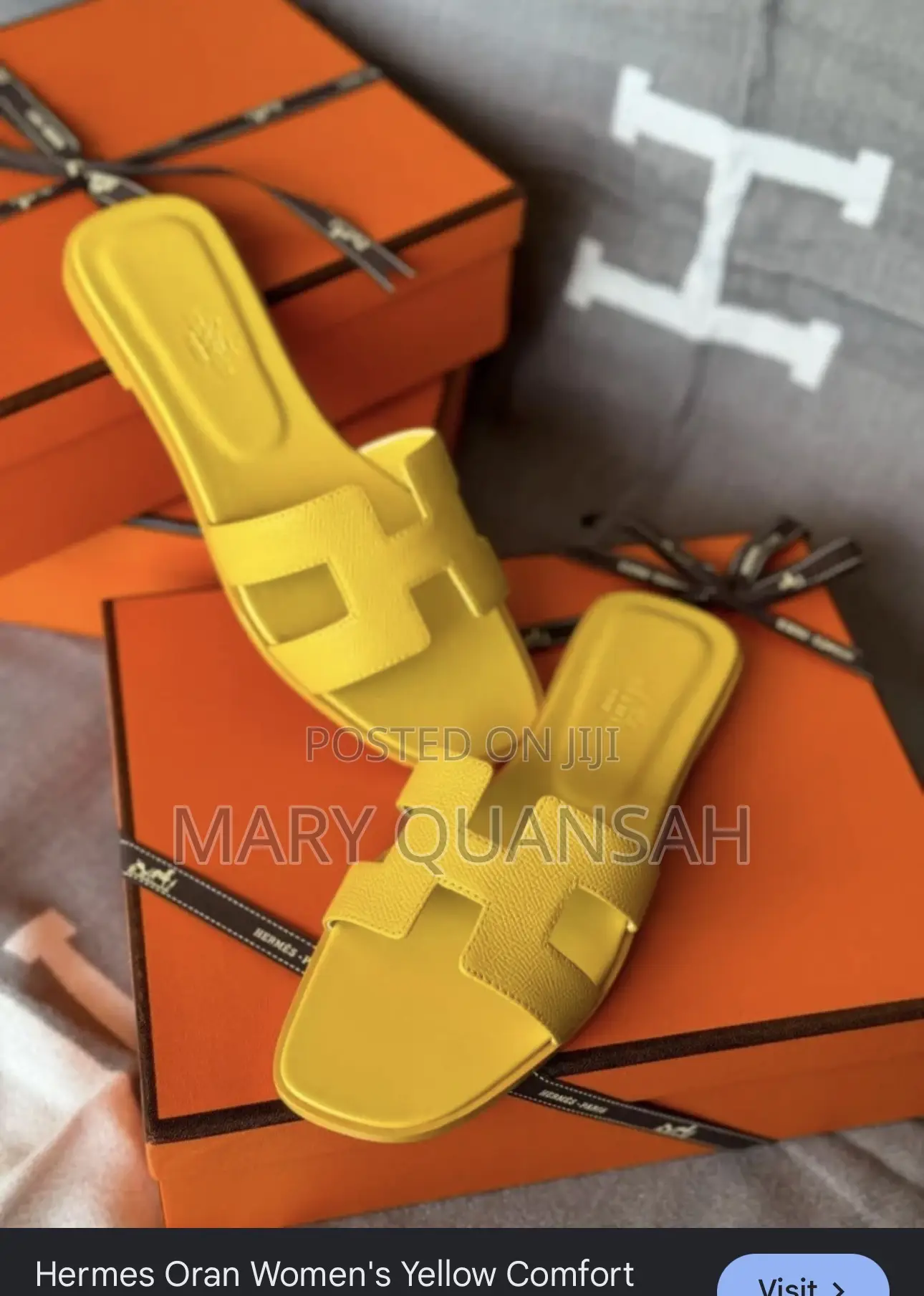 Lady’s Hermes Slippers