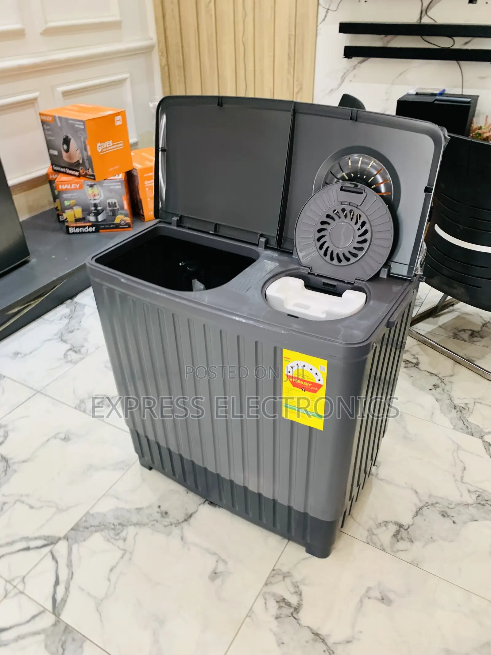 Shop the New Black Topload Twintub Semi Automatic 8kg