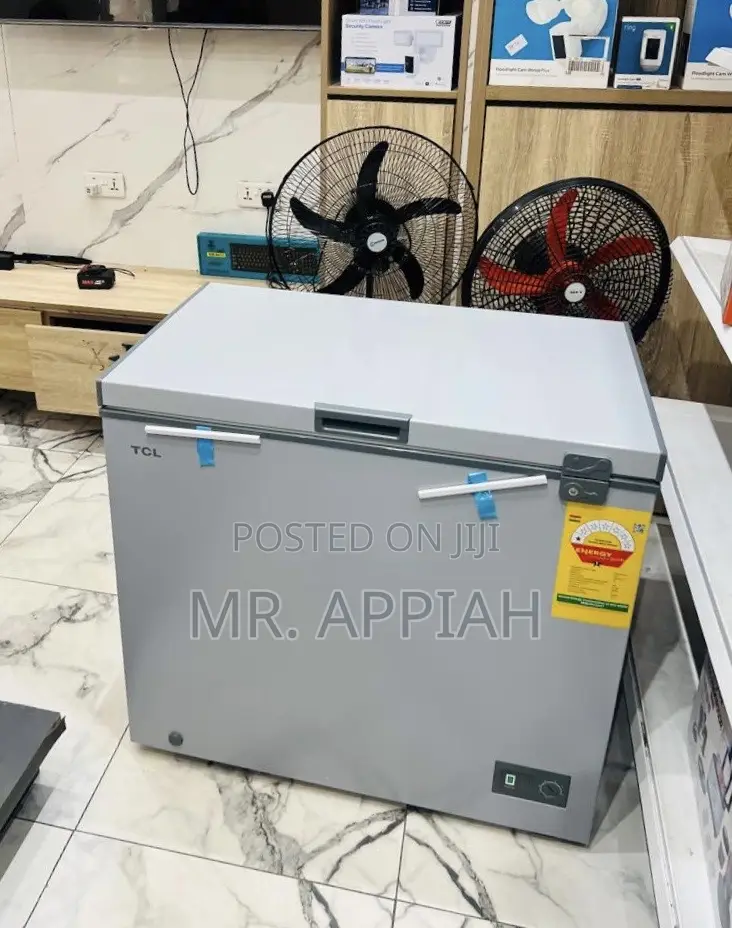 Get Premium TCL 200Liters 1 Door Electric Chest Freezer(Gray) 