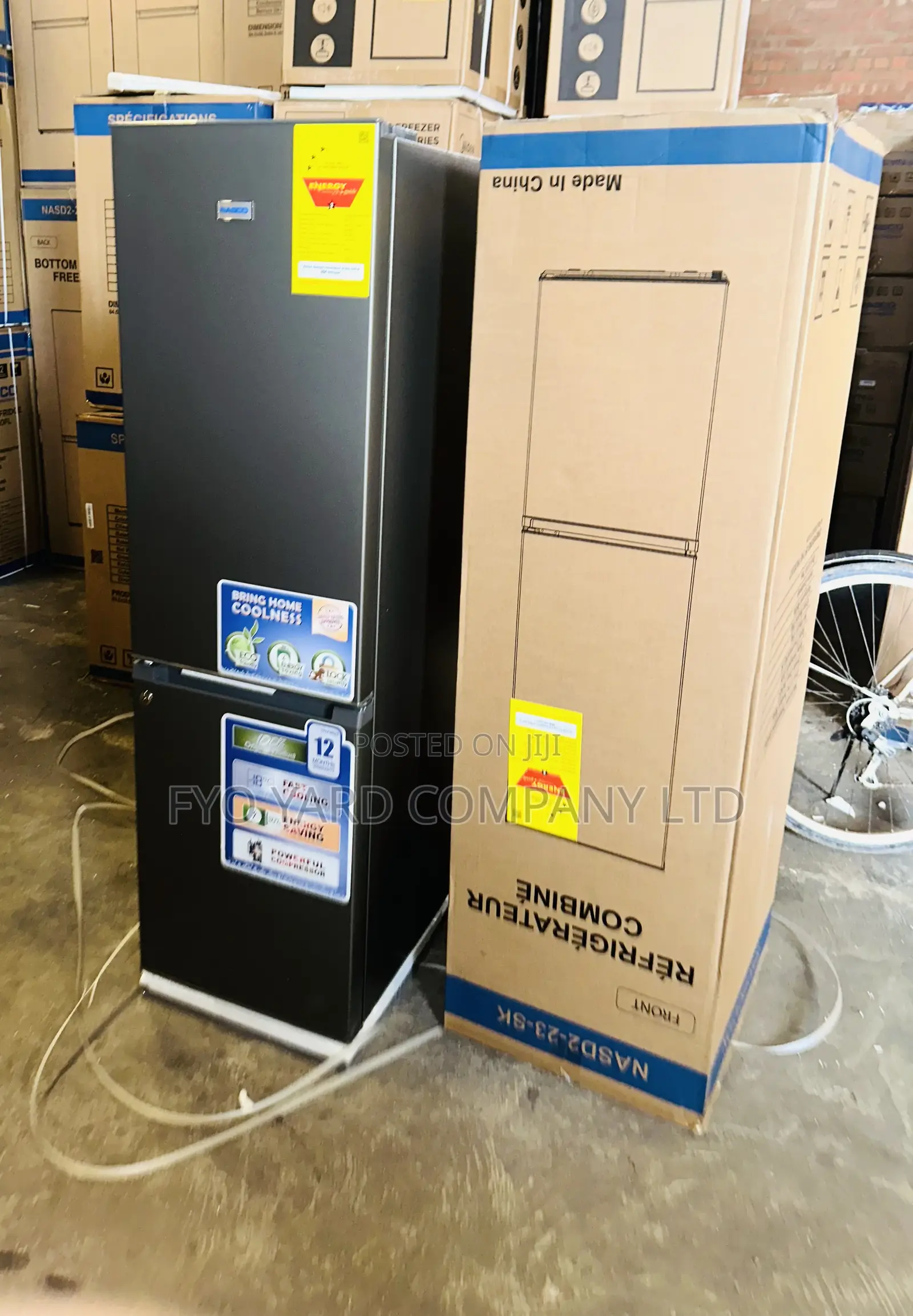 Big Size Nasco 2 Doors 170 Liters Instant Chill Fridge