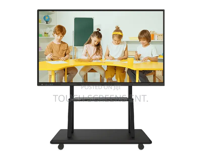 55" - 75" Mobile Smart Board Stand (Trolly)