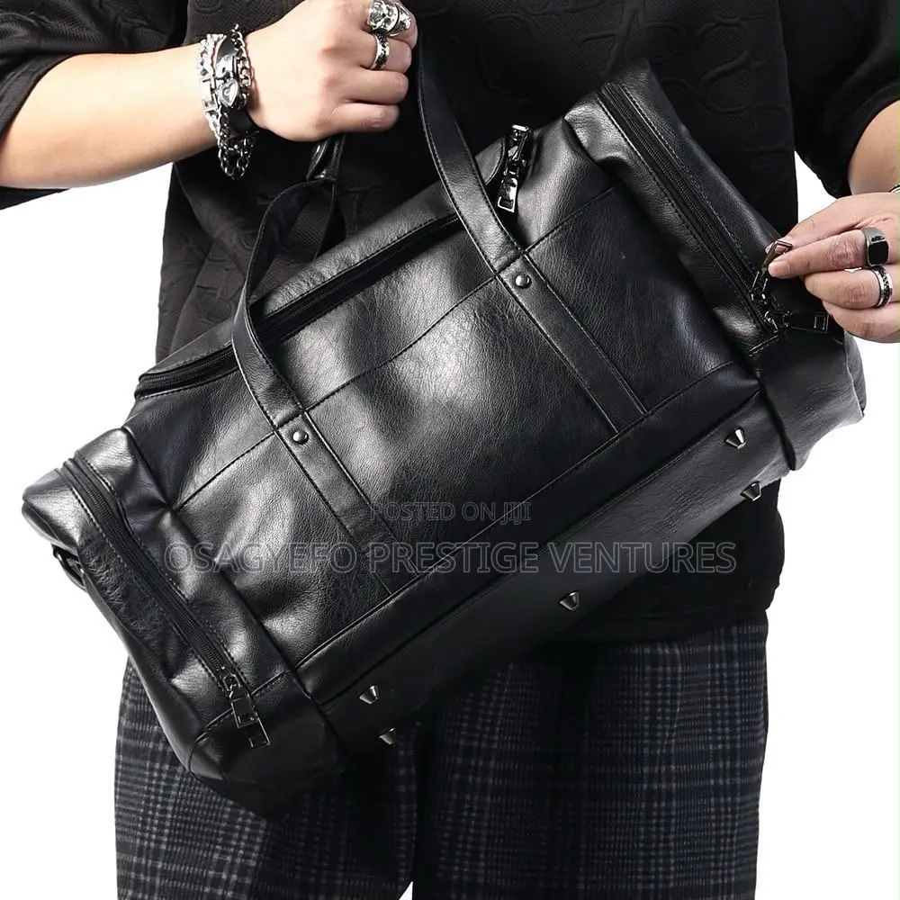 Solid Leather Duffle Bags