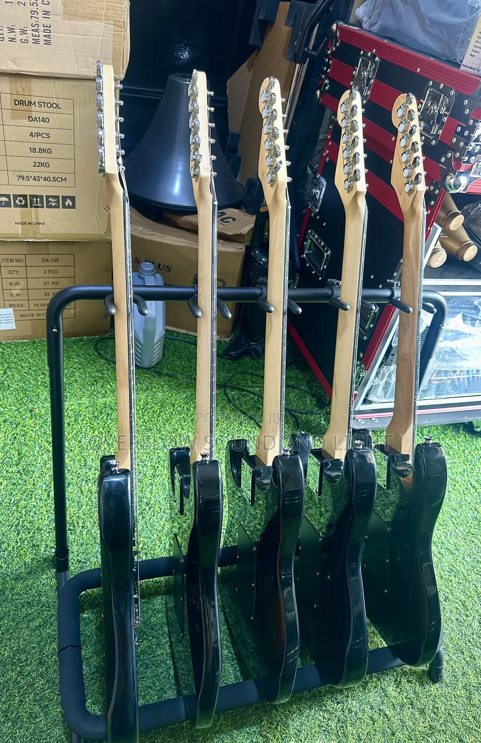 Ibanez and Fender Led Guitars