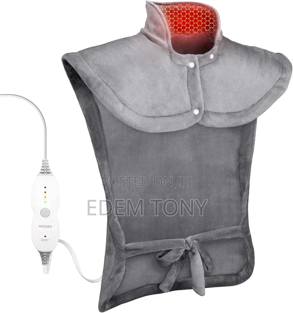 Electric Wrap Heating Pad for Neck, Shoulder, and Back Pain Relief
