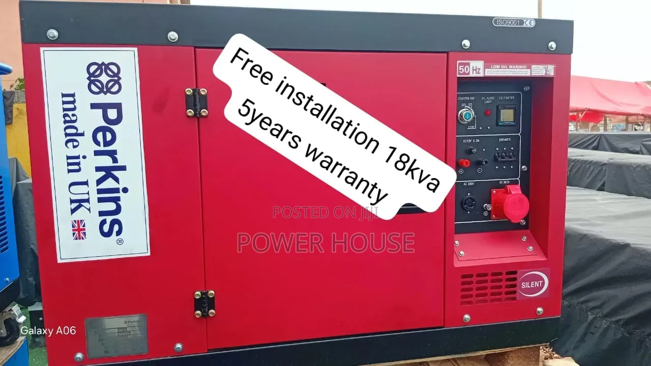 Perkins 18kVA Super Silent Diesel Generator – High Performance 18kva