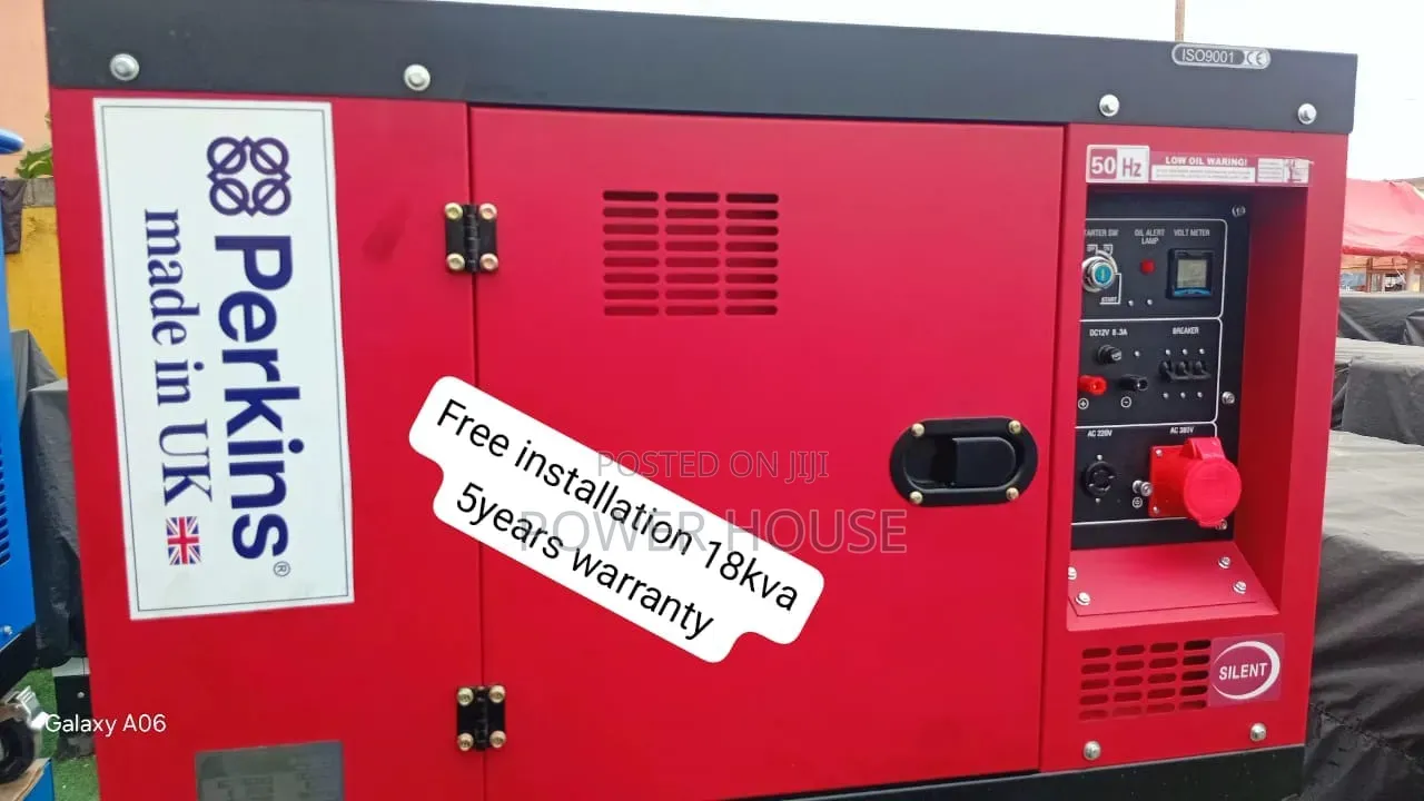 Heavy Duty Perkins 18kVA Diesel Generator – Built to Last 18kva