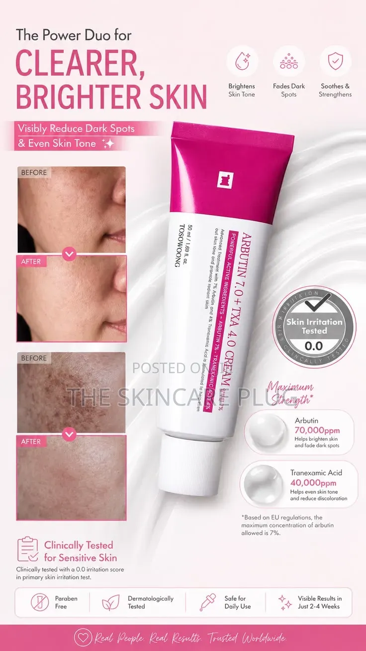 Original Tosowoong Arbutin 7.0 + TXA 4.0 Cream