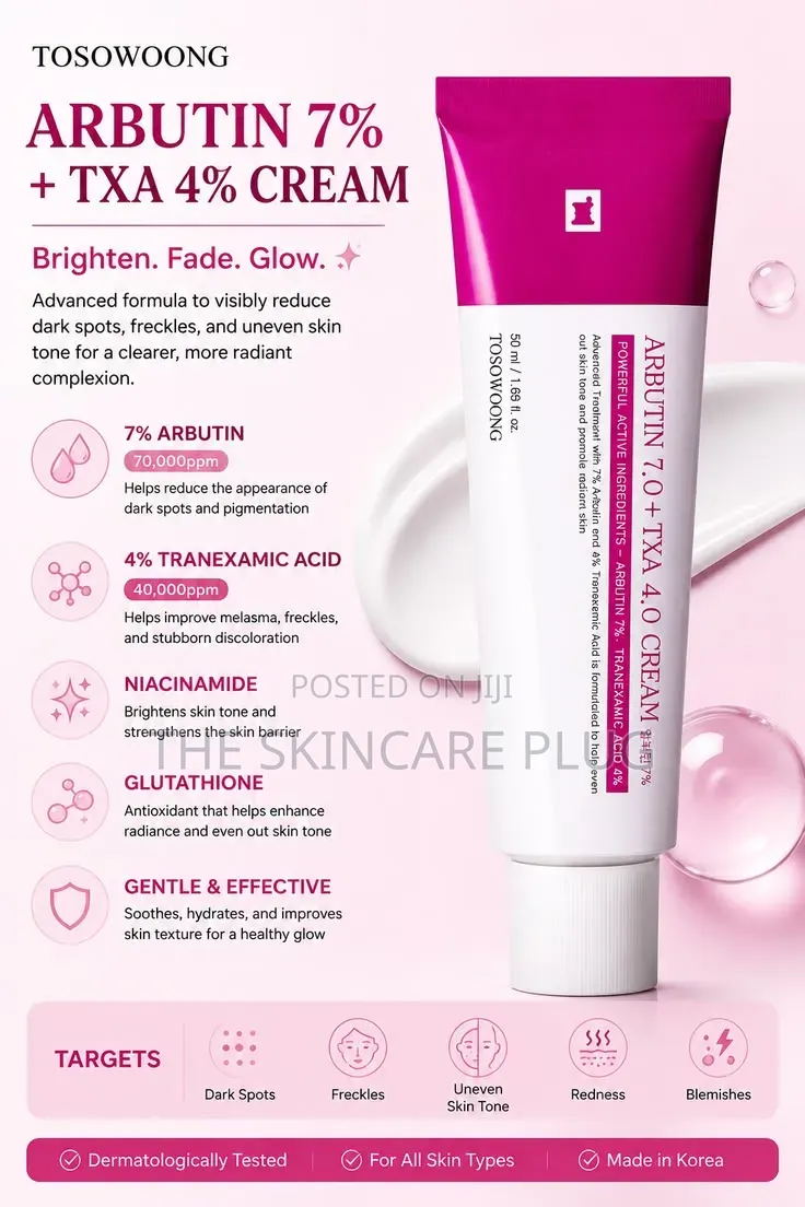 Original Tosowoong Arbutin 7.0 + TXA 4.0 Cream