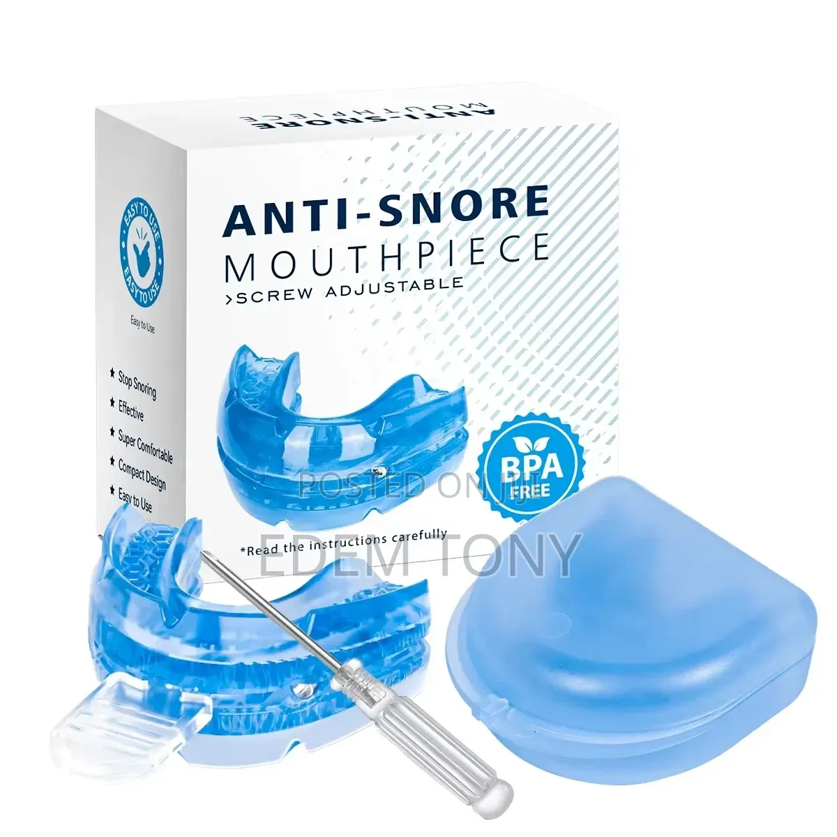Adjustable Anti-Snoring Mouth Guard – Sleep Aid for Snore