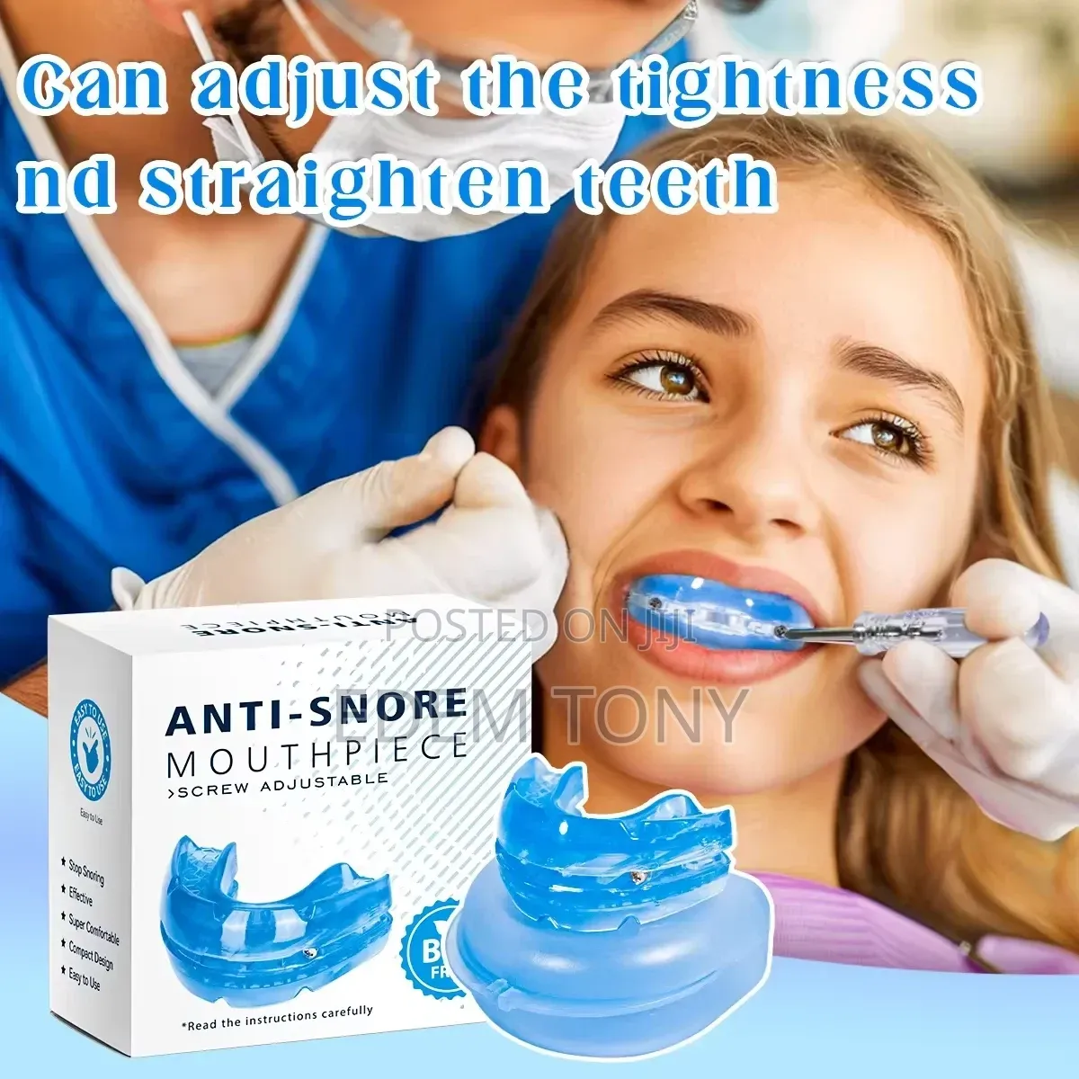 Adjustable Anti-Snoring Mouth Guard – Sleep Aid for Snore