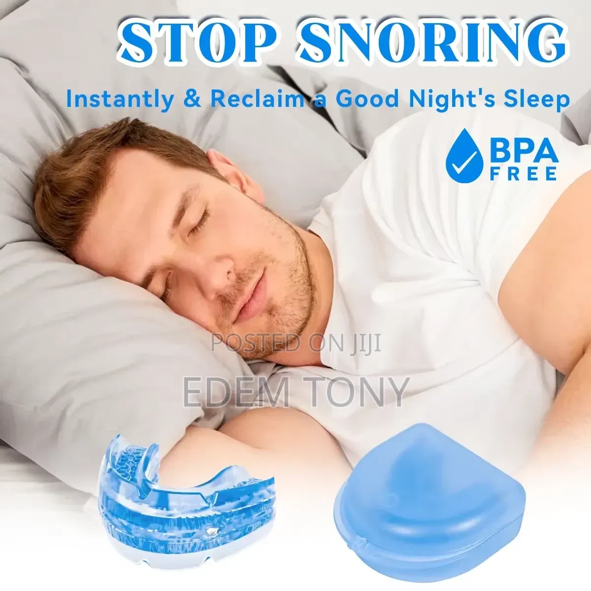 Adjustable Anti-Snoring Mouth Guard – Sleep Aid for Snore