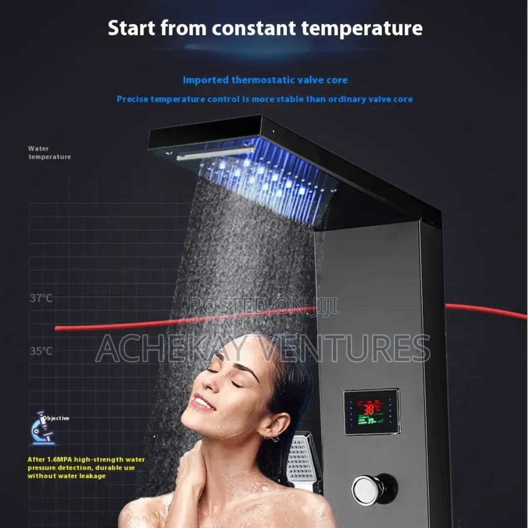 Spa Digital Shower Display Screens Shower Mixer Set