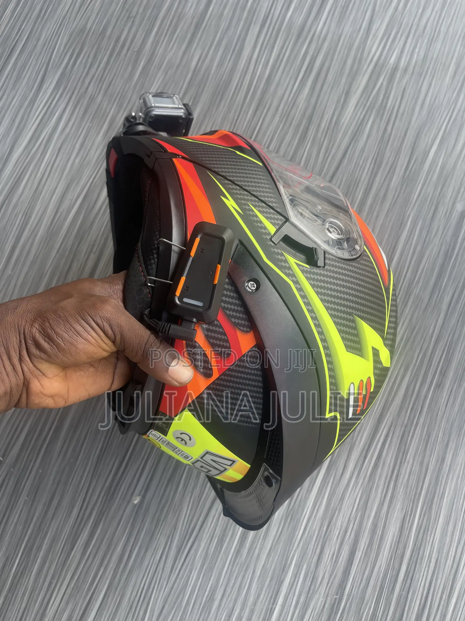Original Professional Riders Helmet With Front Camera and Bluetooth
