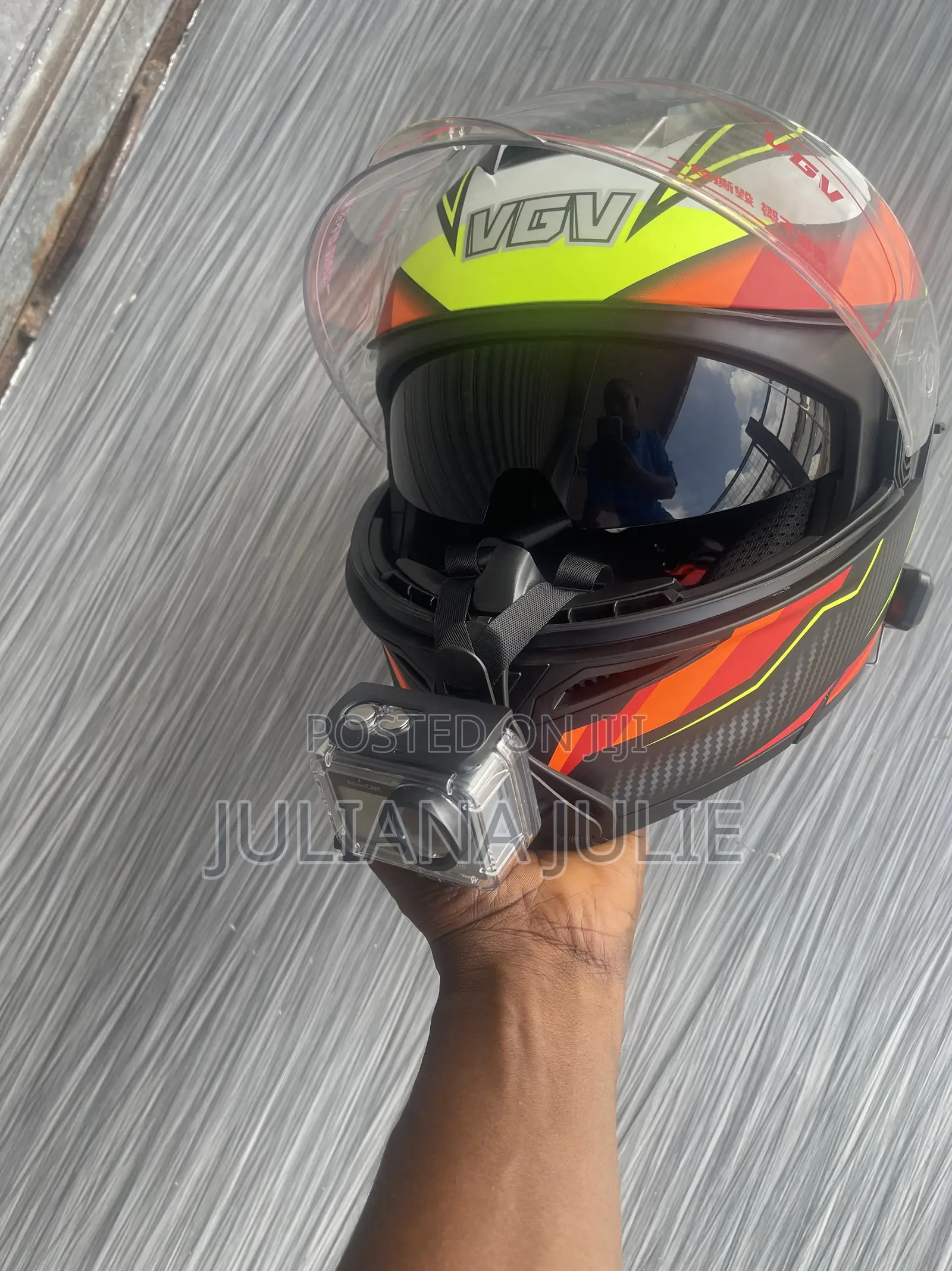 Original Professional Riders Helmet With Front Camera and Bluetooth