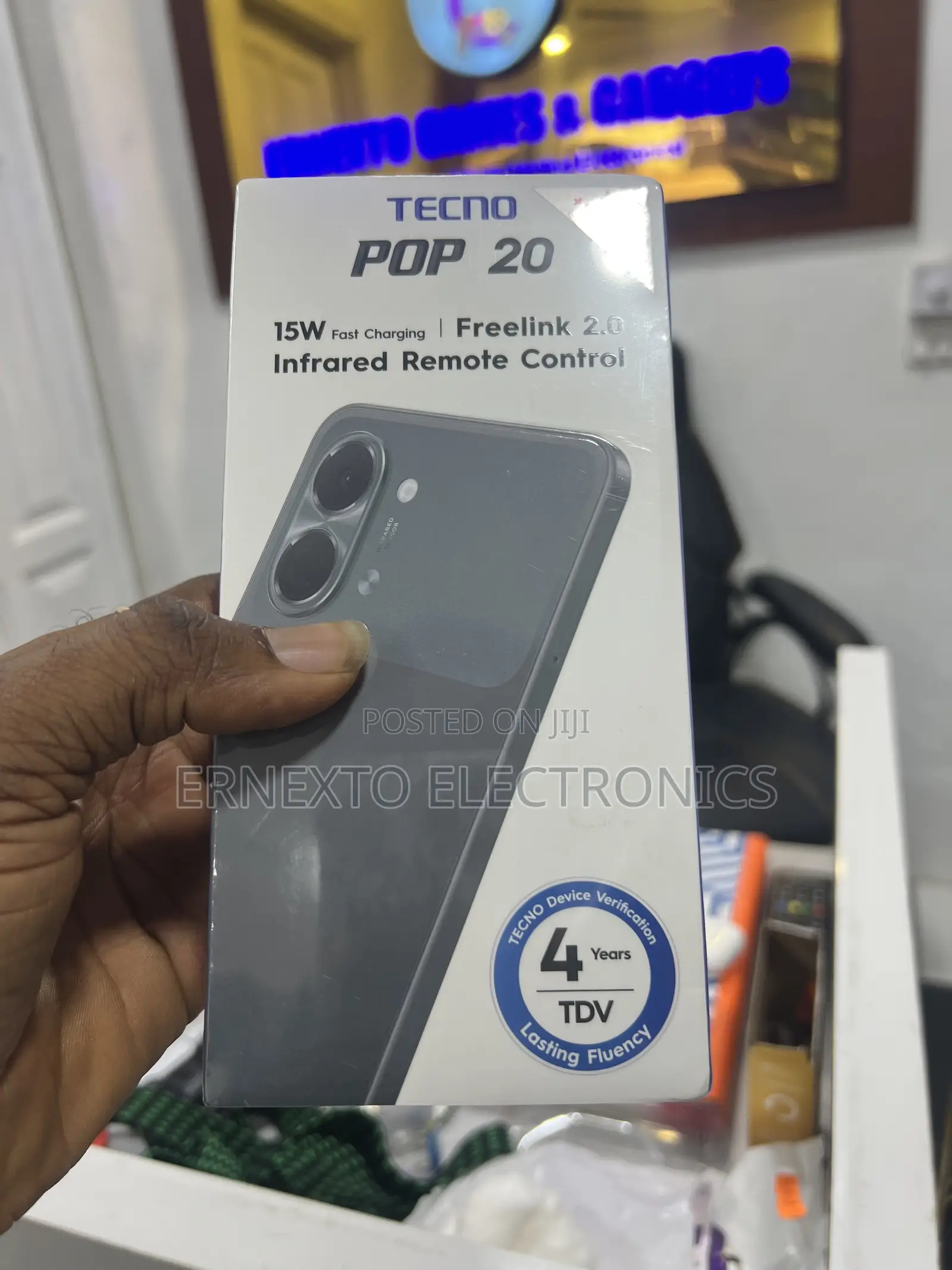 New Tecno Pop 20 128 GB Gray