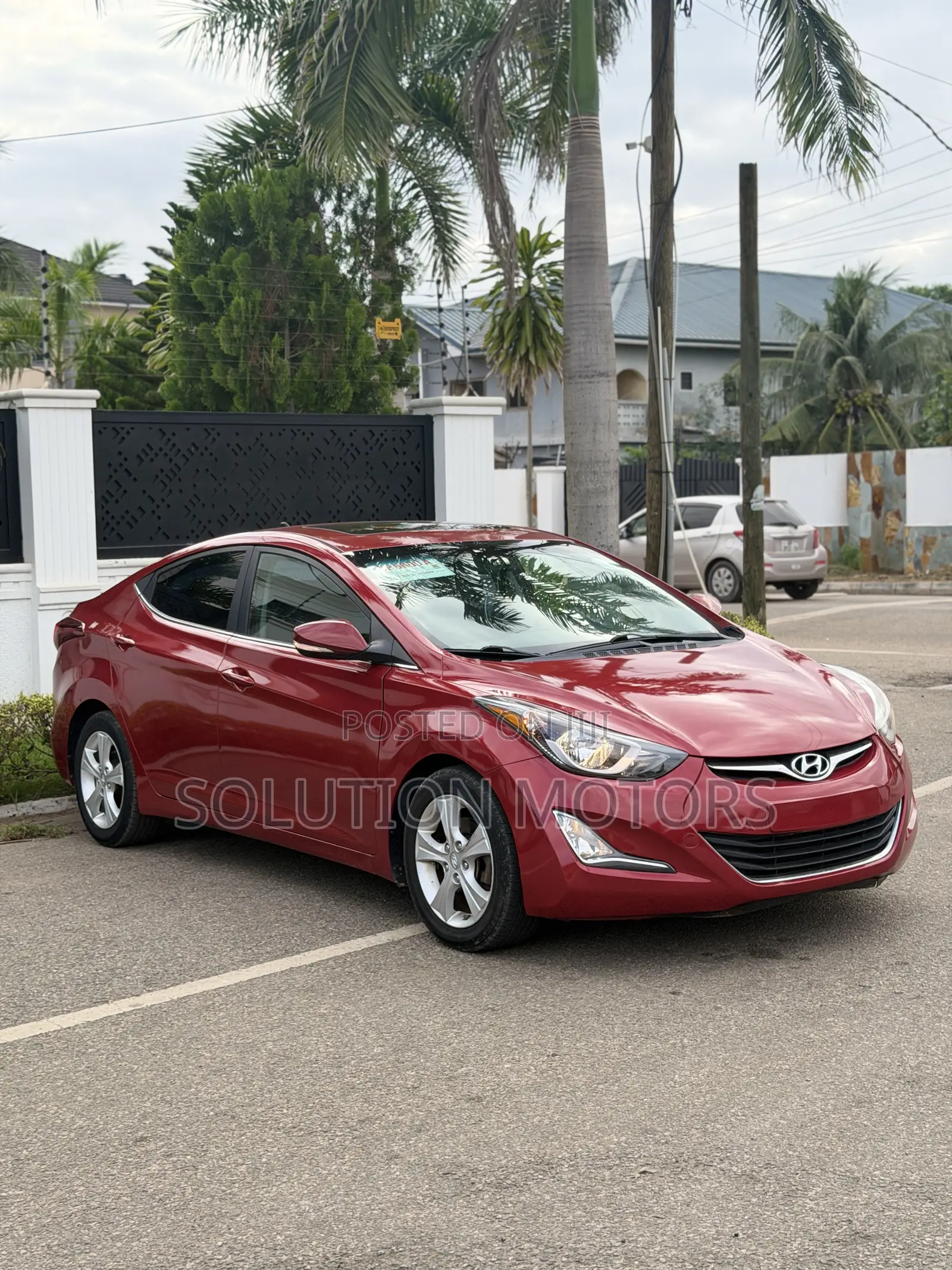 Hyundai Elantra 2015 Red