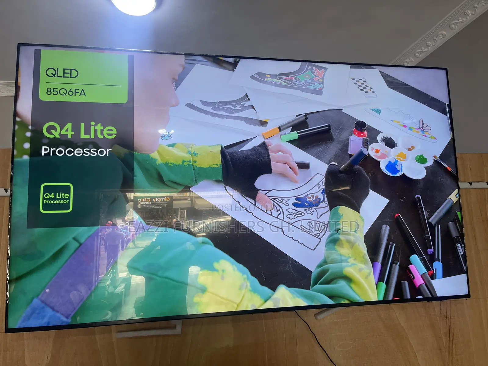 QN85Q6FA Samsung 85 Inche QLED HIGH VIBRANT COLOURS Uhd Smart Uk TV