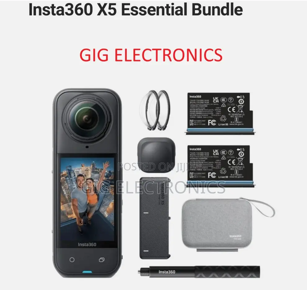 Insta360 X5 360 Action Camera Essentials Bundle
