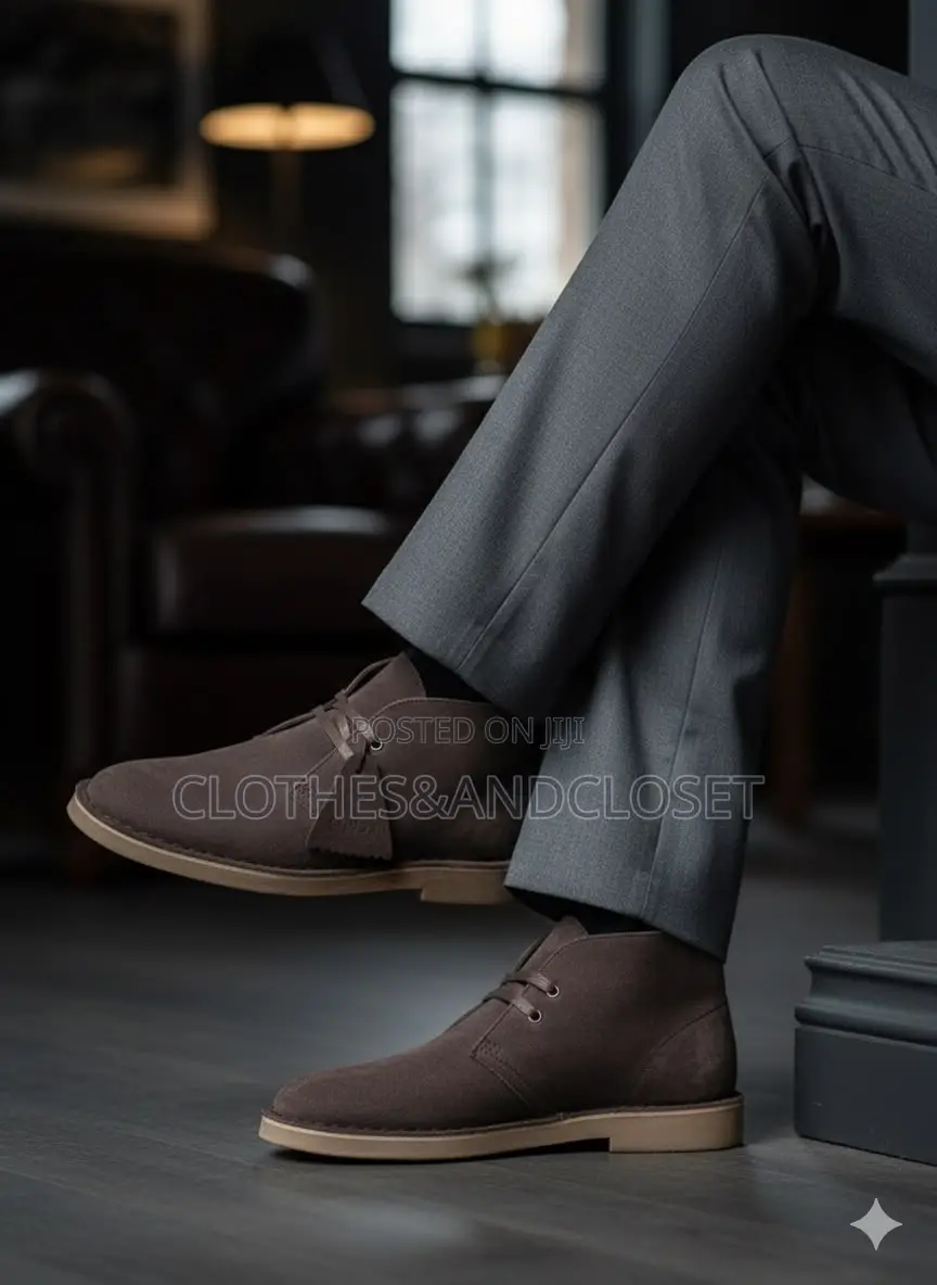 Clarks Originals Desert Boots - Coffee Brown Suede