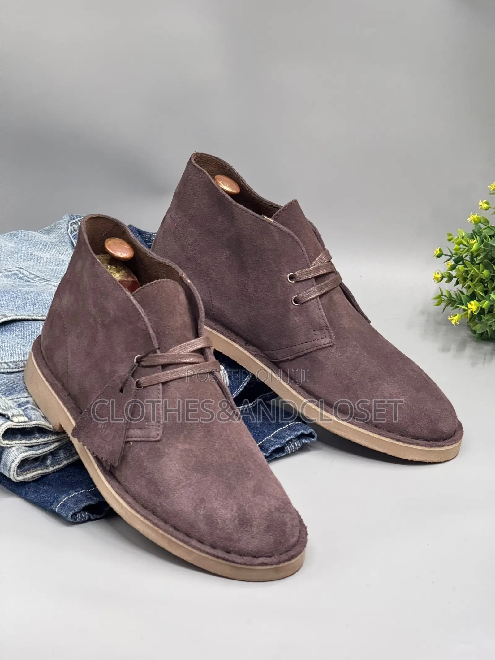 Clarks Originals Desert Boots - Coffee Brown Suede