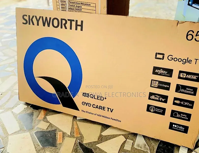 Dolby Vision/Atmos Skyworth 65inch QLED Google TV