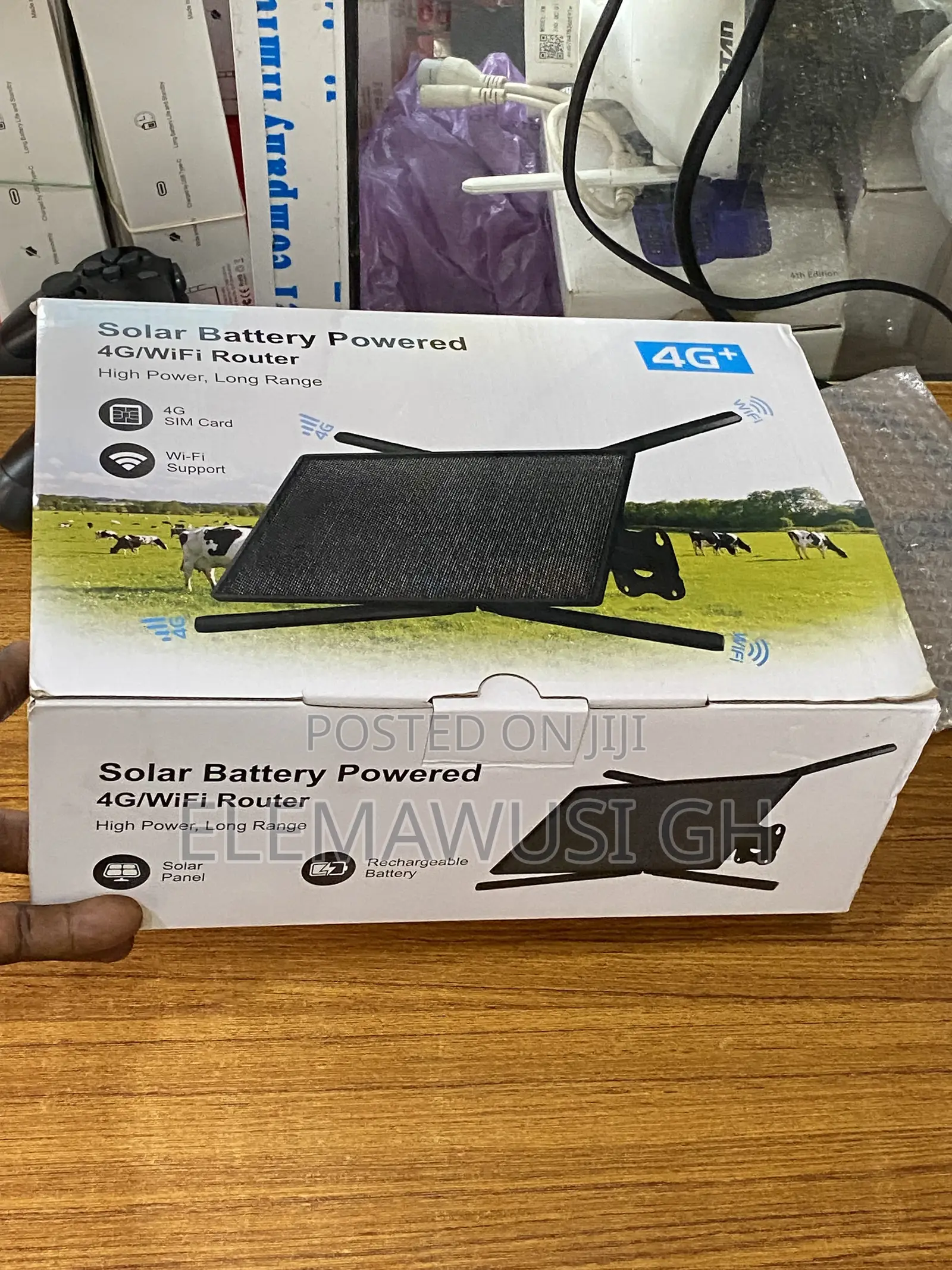 4g Solar Battery Powered Wifi Router Outdoor Waterproof