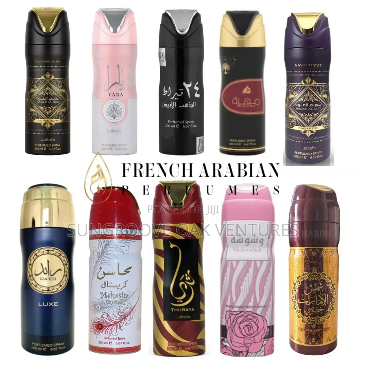 Original Lattafa Perfumed Spray 200ml