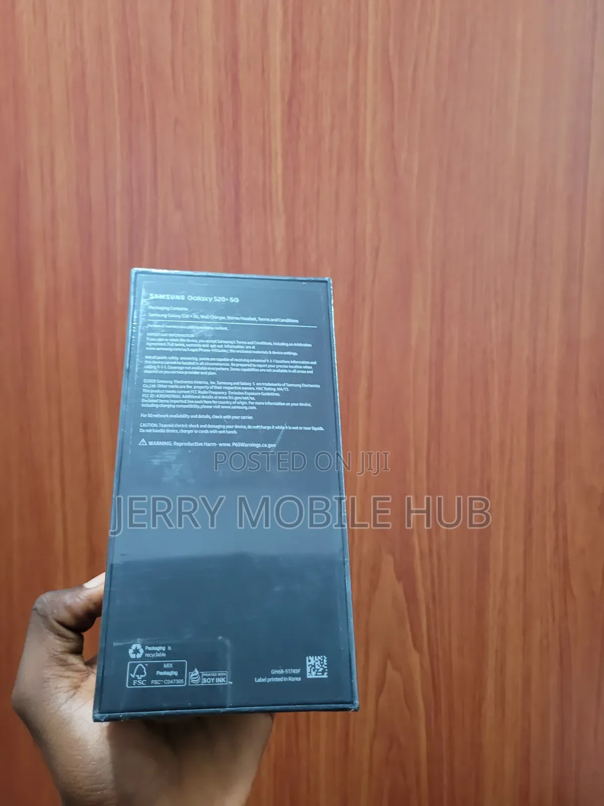 New Samsung Galaxy S20+ 5G 128 GB Black
