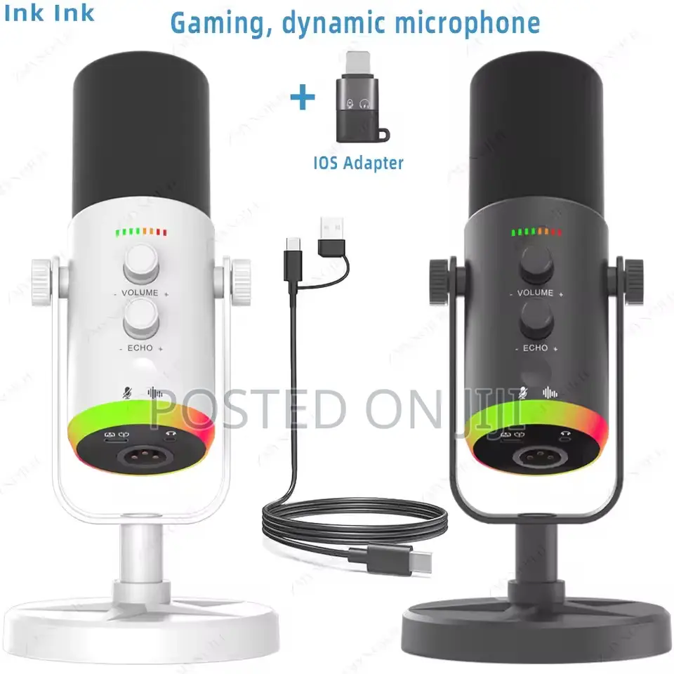 Torima YU7 RGB Microphone – USB XLR (Brand New)