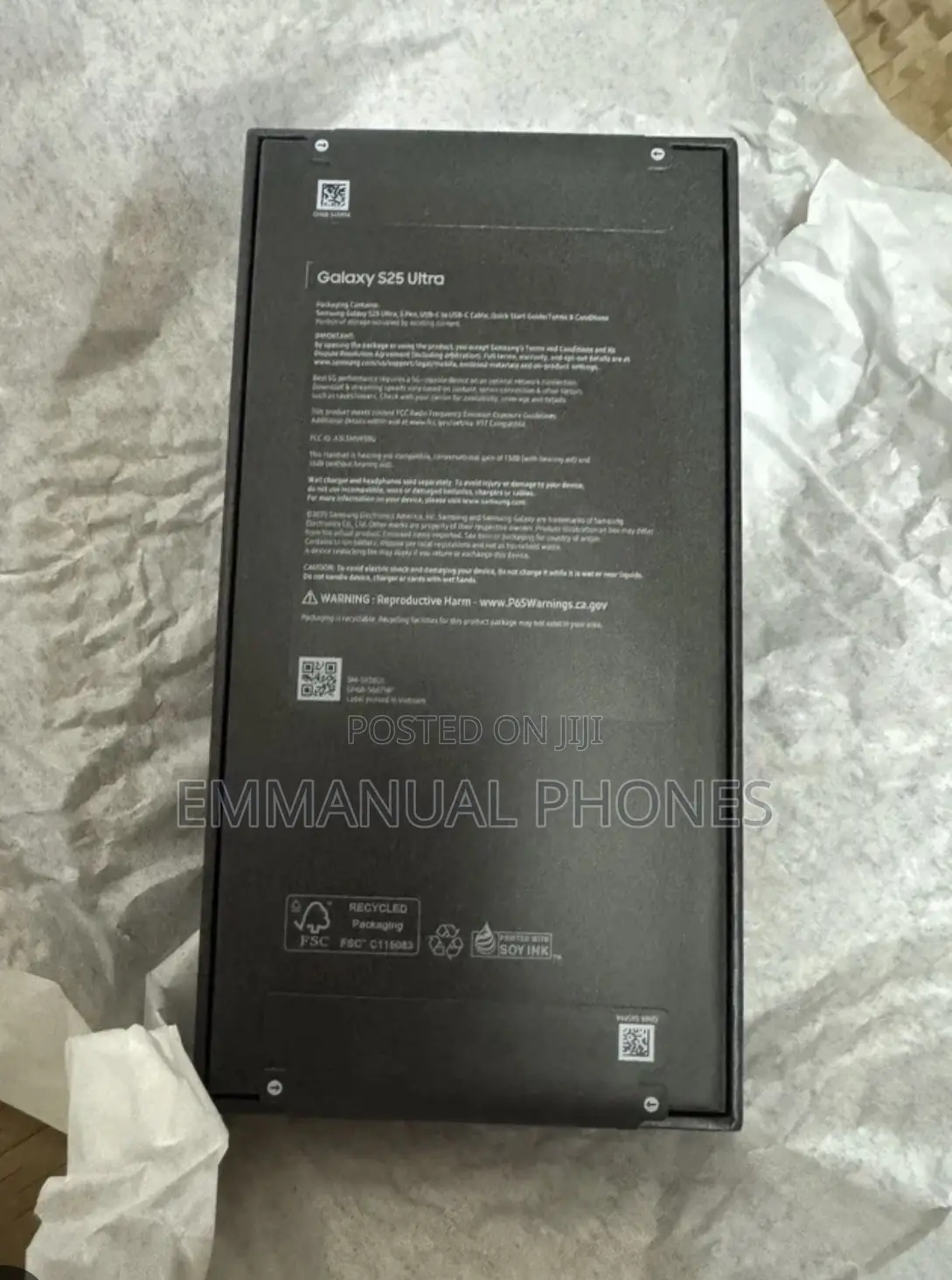 New Samsung Galaxy S25 Ultra 1 TB White