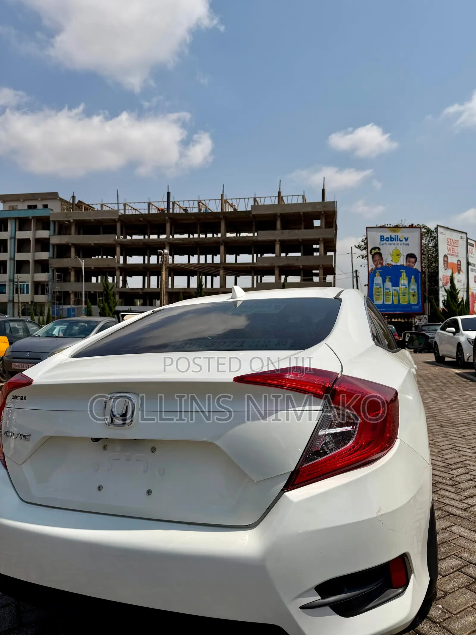 Honda Civic EX-L 4dr Sedan (1.5L 4cyl) 2017 White