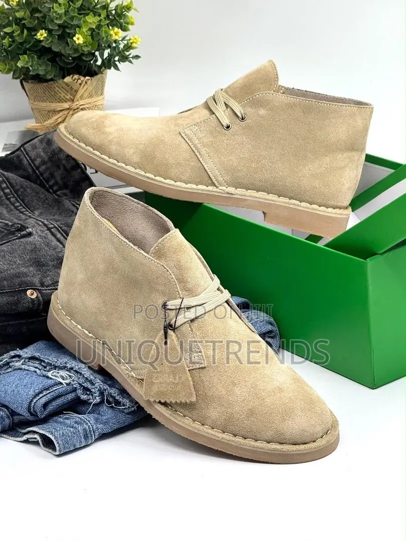 Original CLARKS Suede Desert Boots