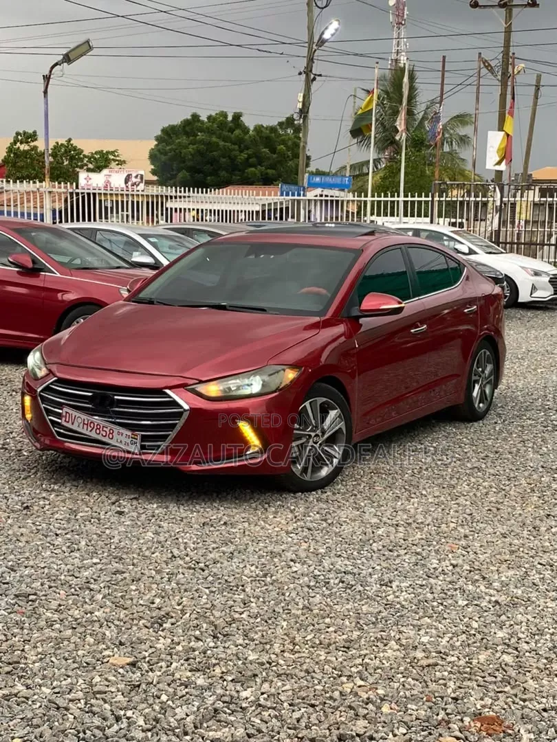 Hyundai Elantra Limited Sedan FWD (2.0L 4cyl 6A) 2017 Red