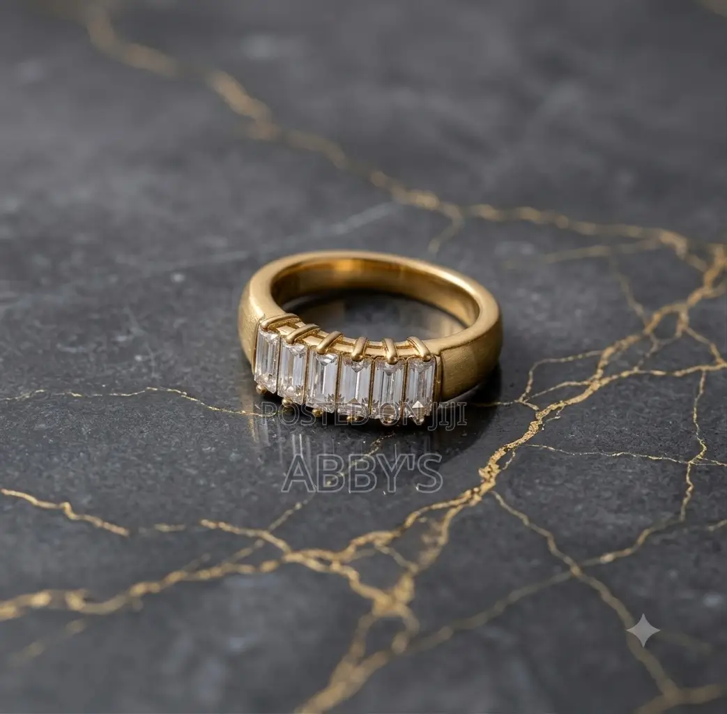 Gold Plated Stainless Steel Engagement/Promise Ring