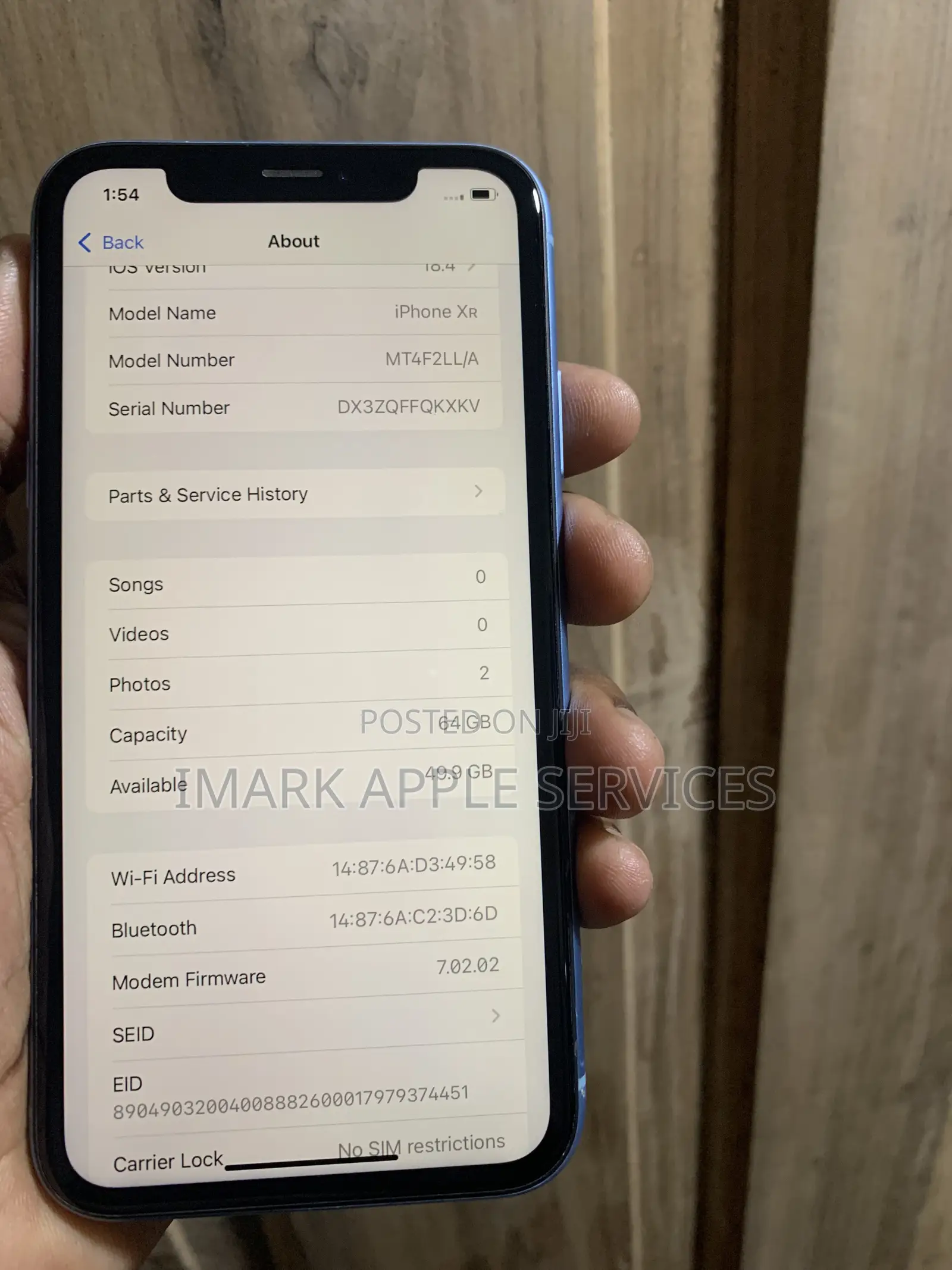 Apple iPhone XR 64 GB Blue
