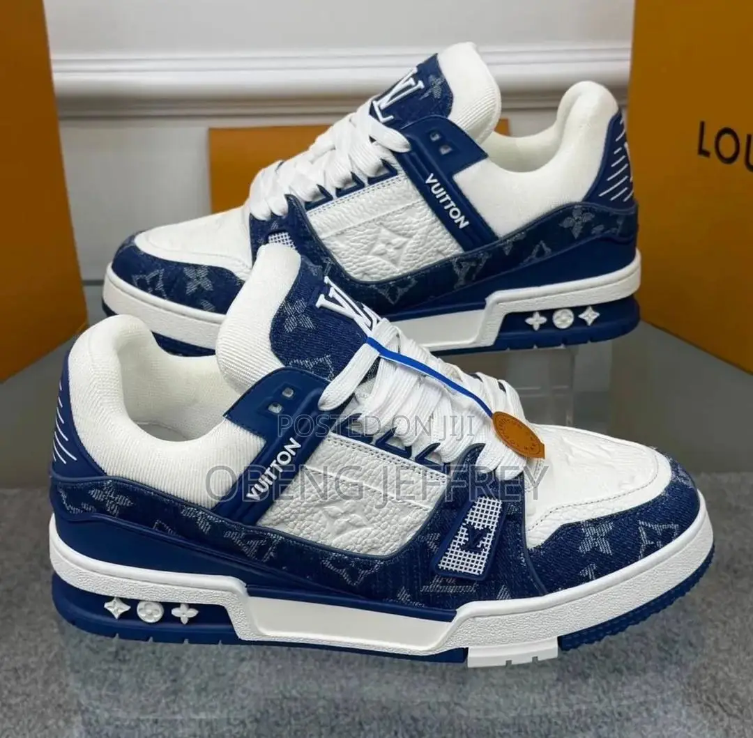 Original Louis Vuitton Blue and White Trainer