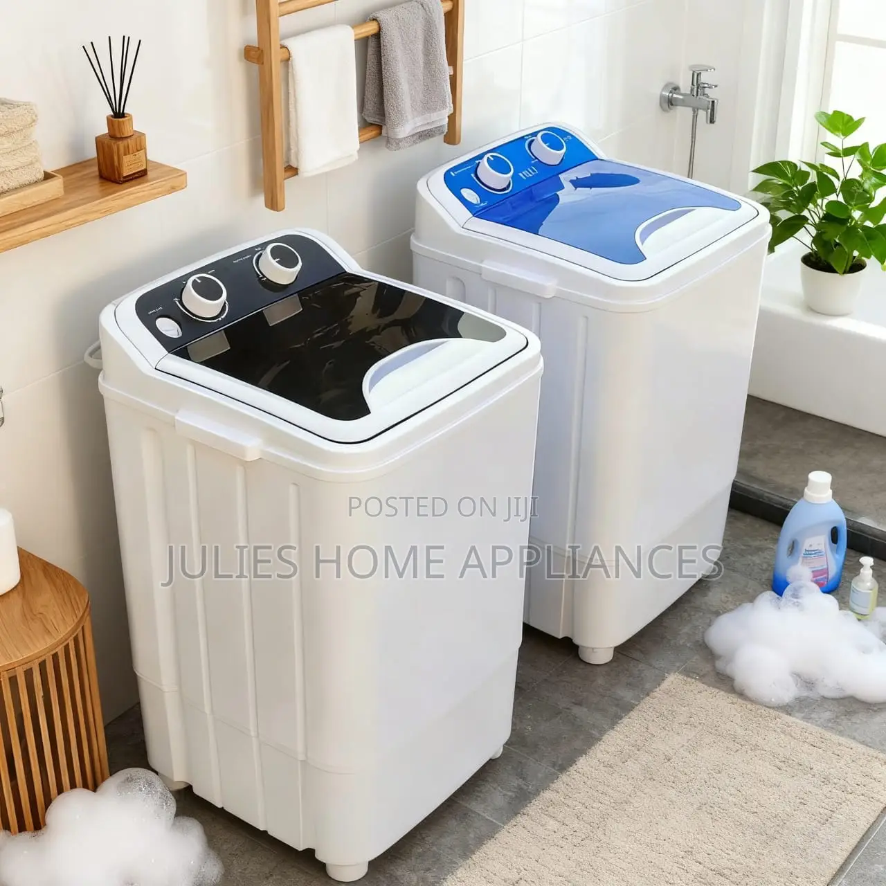 Semi Automatic Washing Machine With Shoe Brush 7.5kg