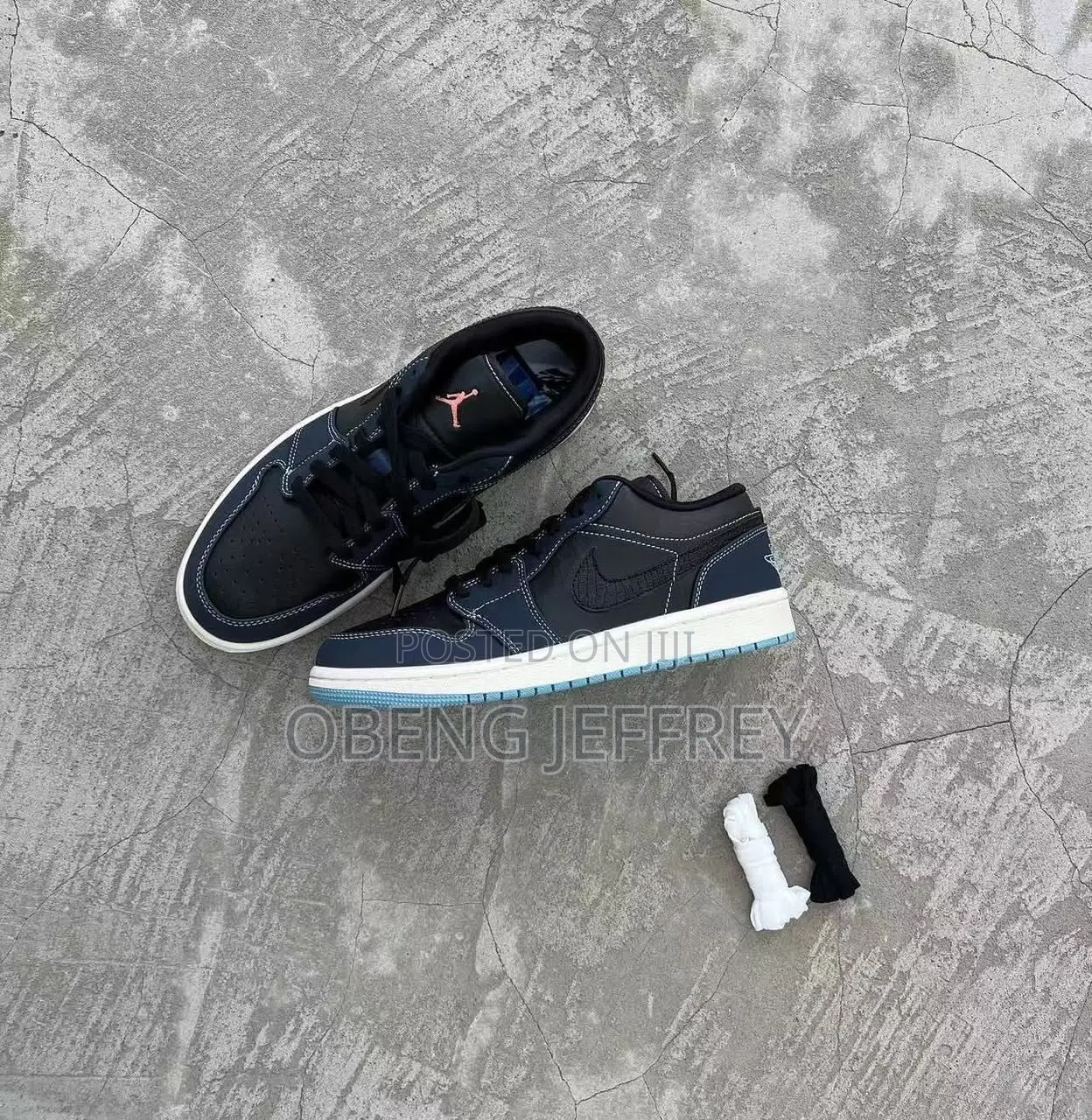 Original Nike Jordan 1 Low Midnight Navy