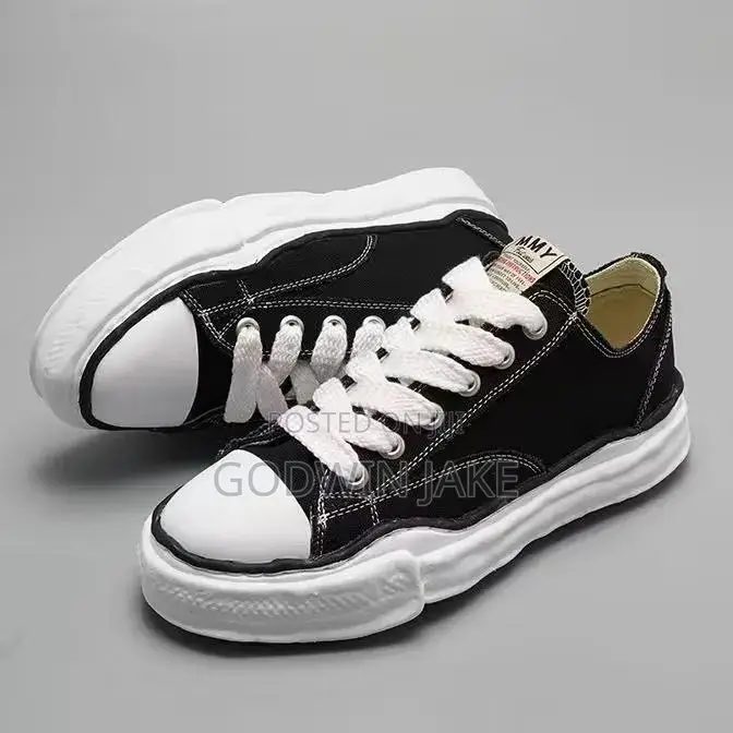 Maison Mihara Yasuhiro Peterson Original Sole Canvas Low – Black/White