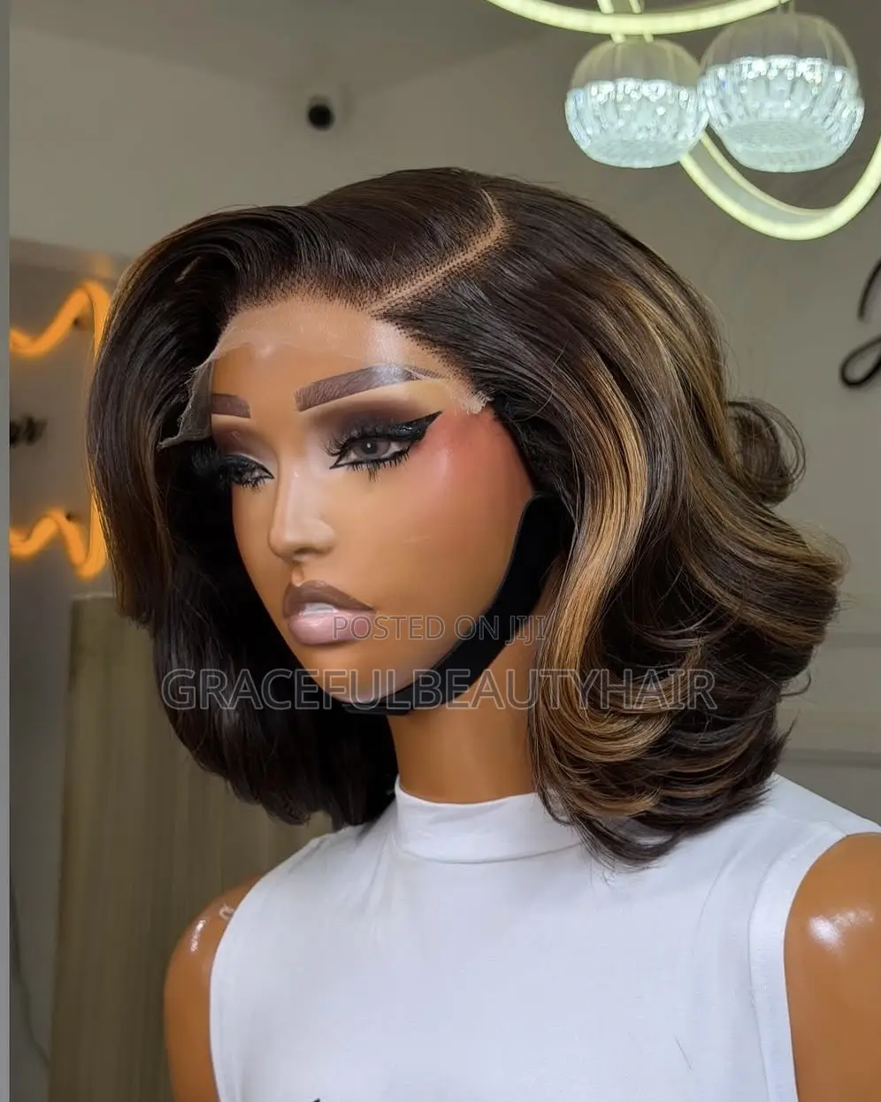 10 Inches Vietnamese SDD Layered Bob Wig