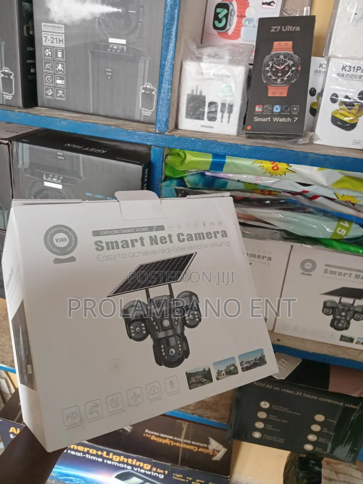 3lens 4G Solar Camera V380